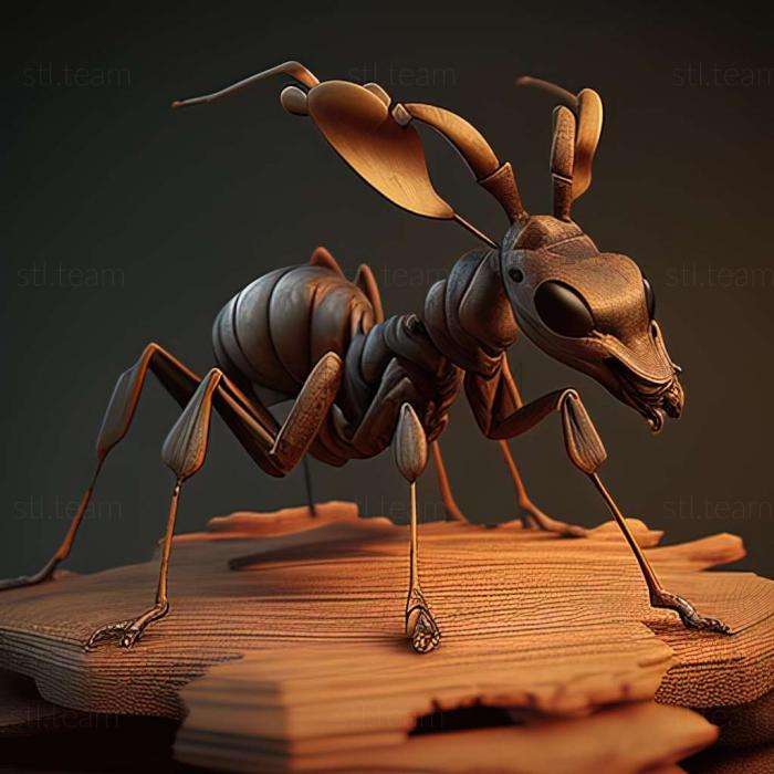 3D модель Camponotus hemichlaena (STL)